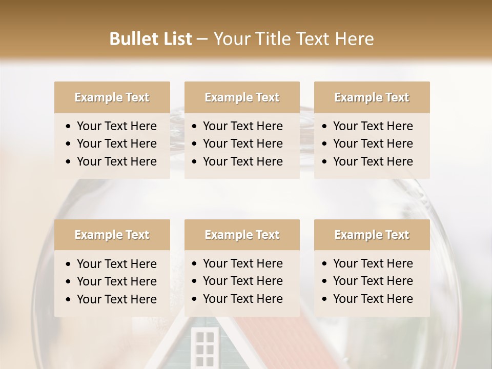 House Glass Symbolic PowerPoint Template