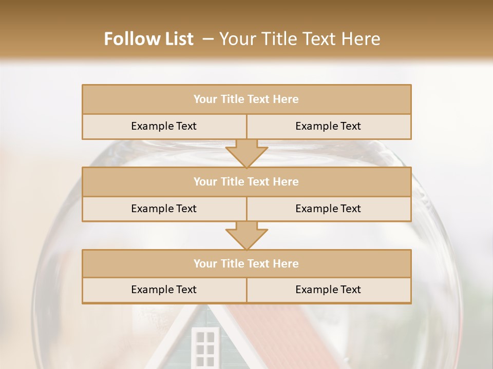 House Glass Symbolic PowerPoint Template