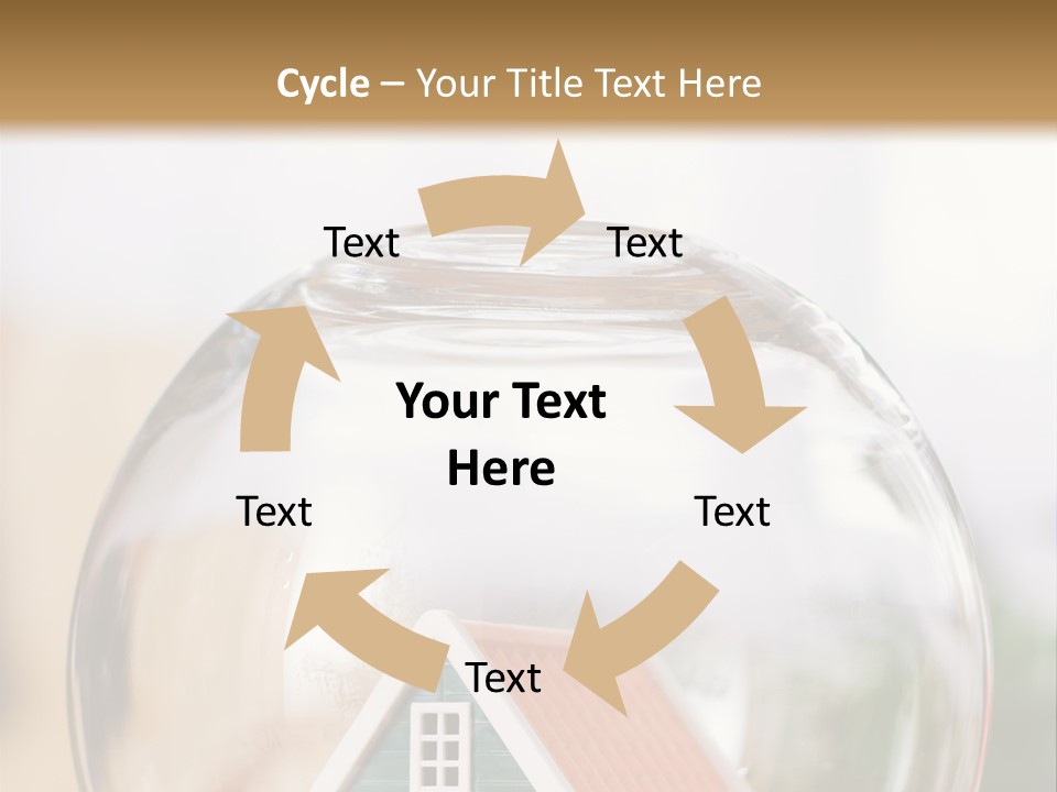 House Glass Symbolic PowerPoint Template