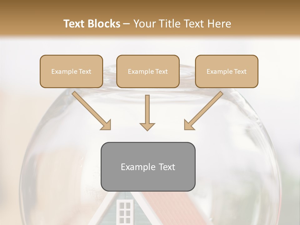 House Glass Symbolic PowerPoint Template