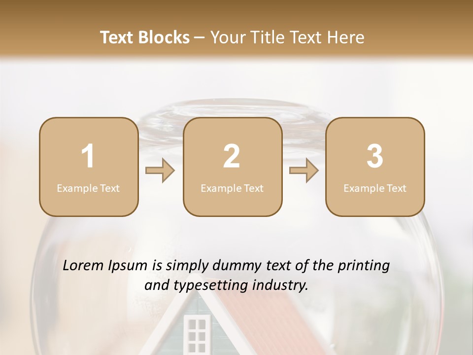 House Glass Symbolic PowerPoint Template