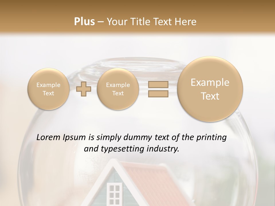 House Glass Symbolic PowerPoint Template