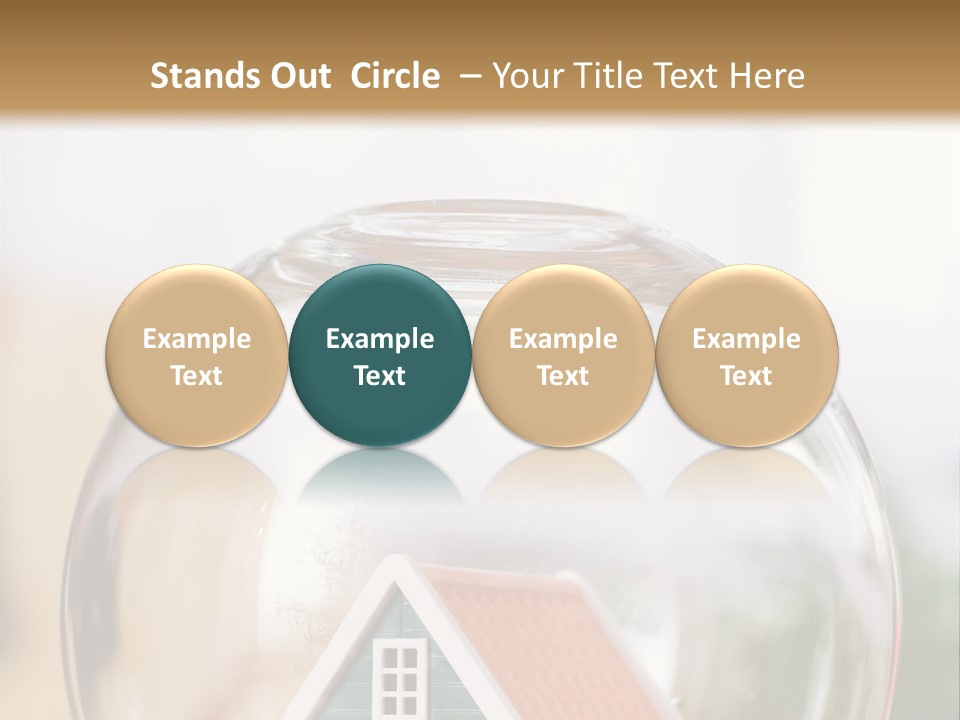 House Glass Symbolic PowerPoint Template