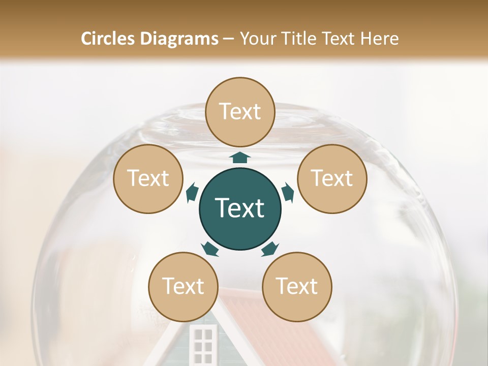 House Glass Symbolic PowerPoint Template