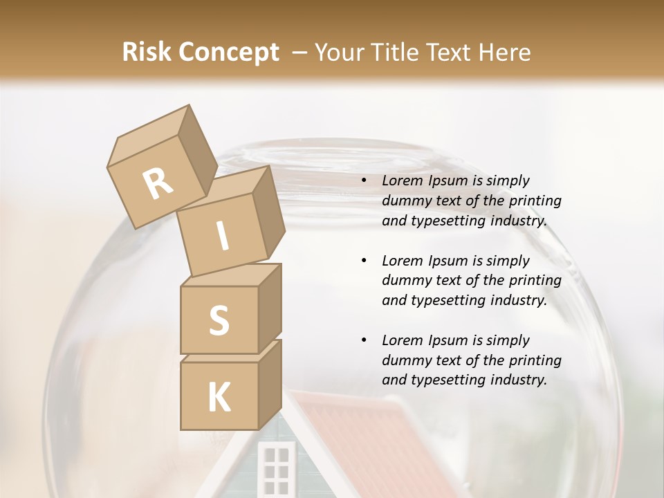 House Glass Symbolic PowerPoint Template