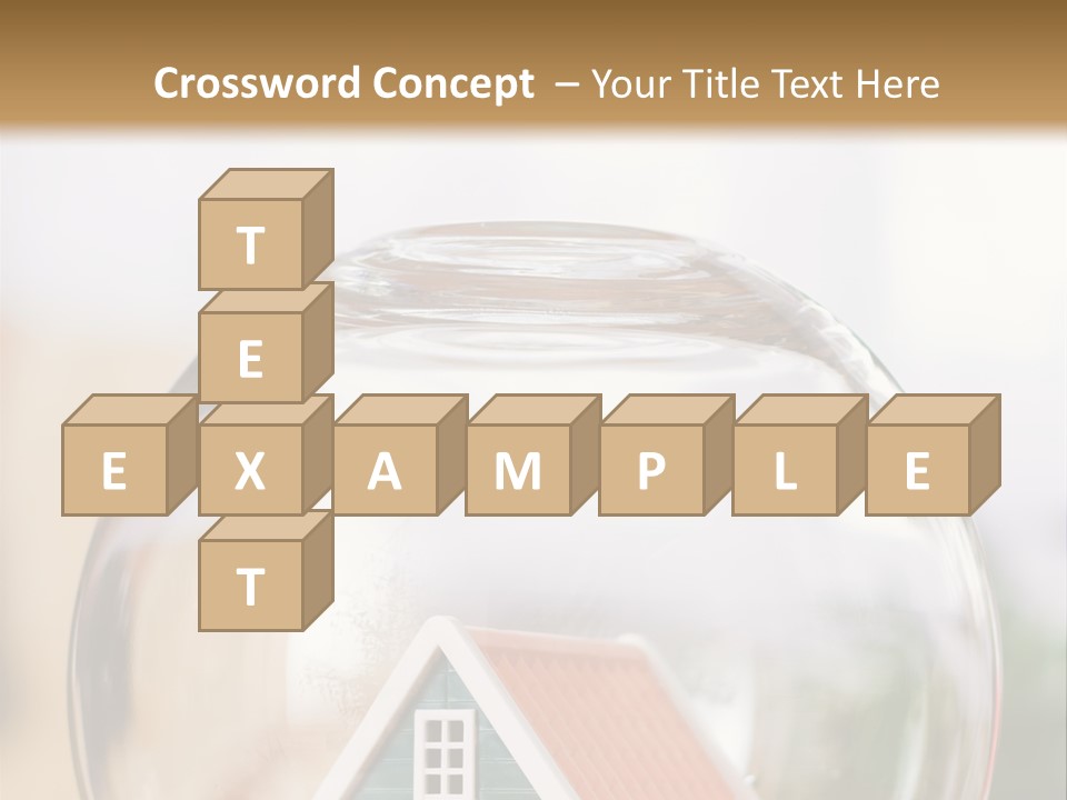House Glass Symbolic PowerPoint Template