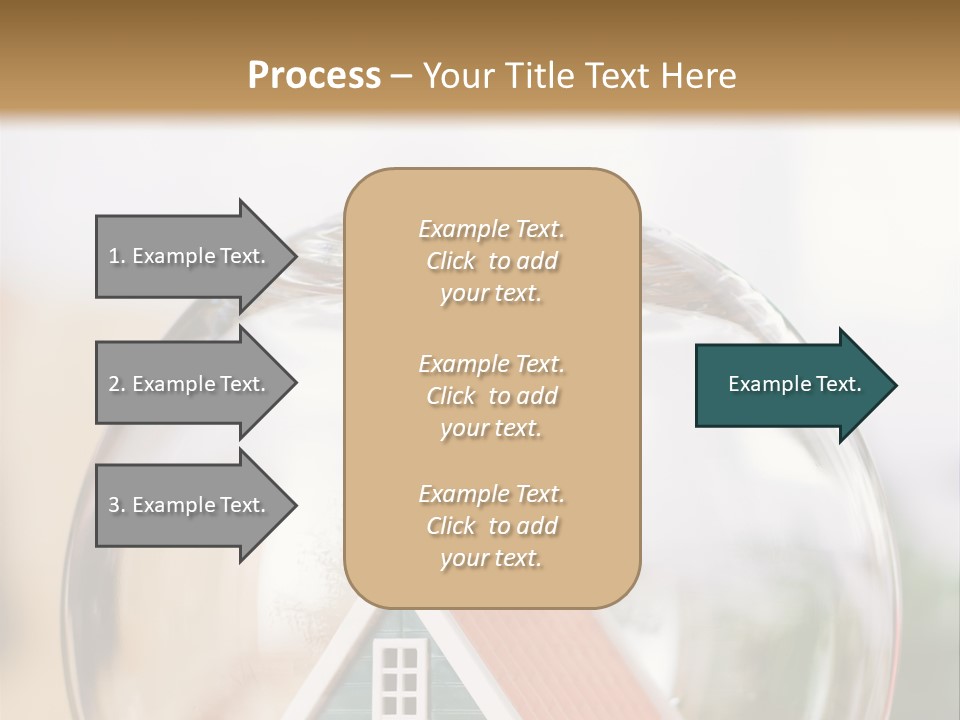 House Glass Symbolic PowerPoint Template