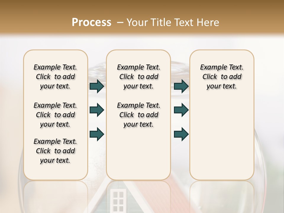 House Glass Symbolic PowerPoint Template
