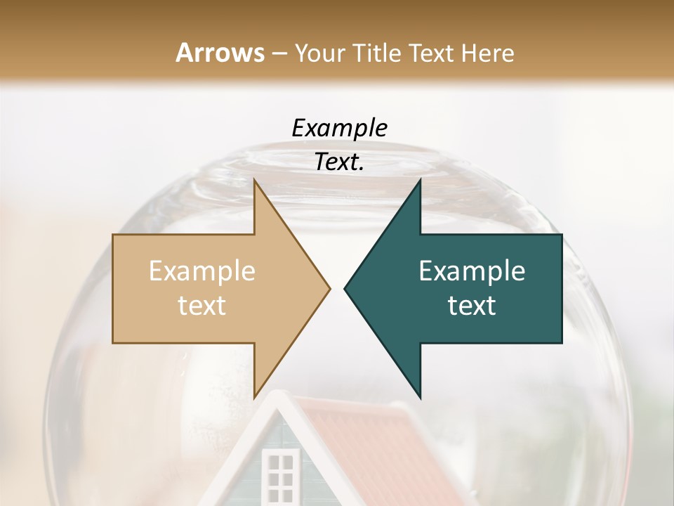 House Glass Symbolic PowerPoint Template