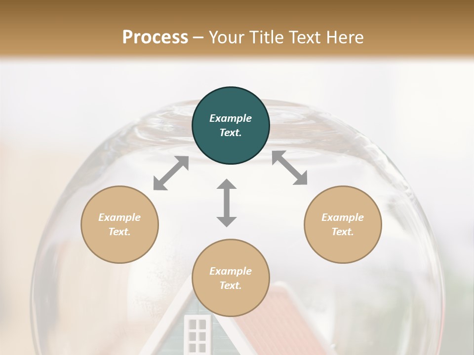 House Glass Symbolic PowerPoint Template