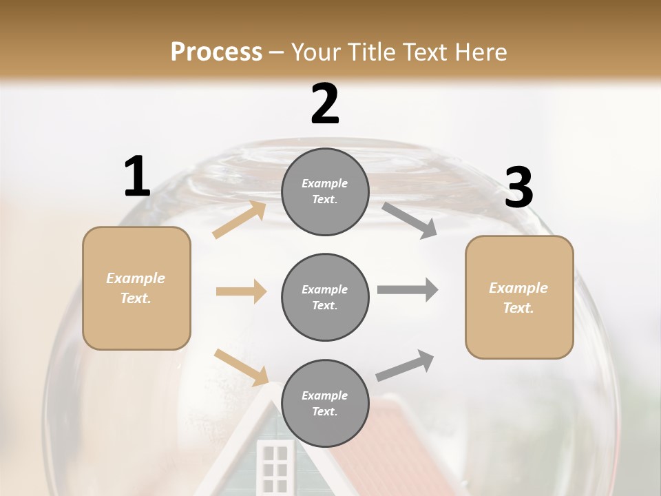 House Glass Symbolic PowerPoint Template
