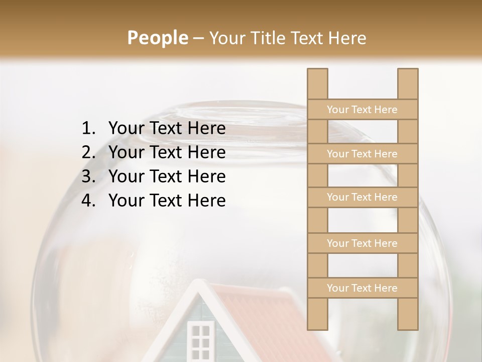 House Glass Symbolic PowerPoint Template