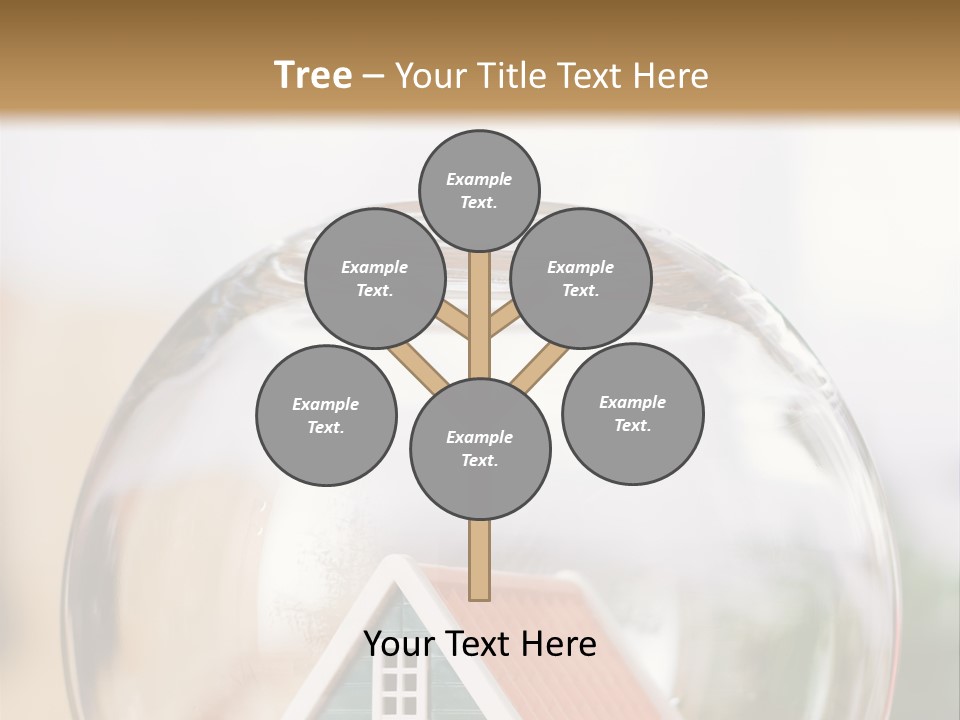 House Glass Symbolic PowerPoint Template