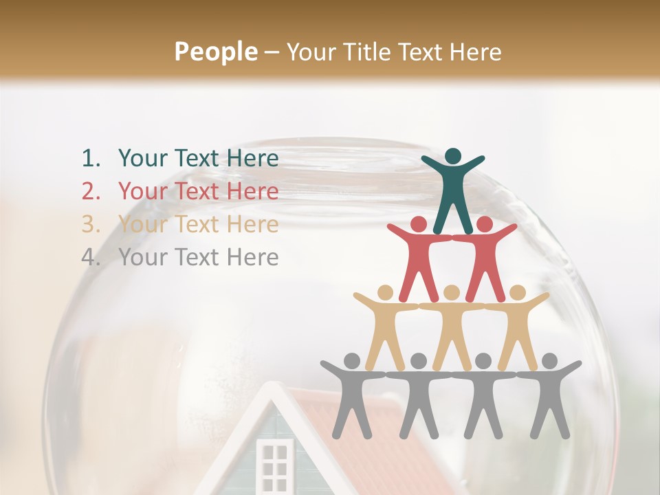 House Glass Symbolic PowerPoint Template