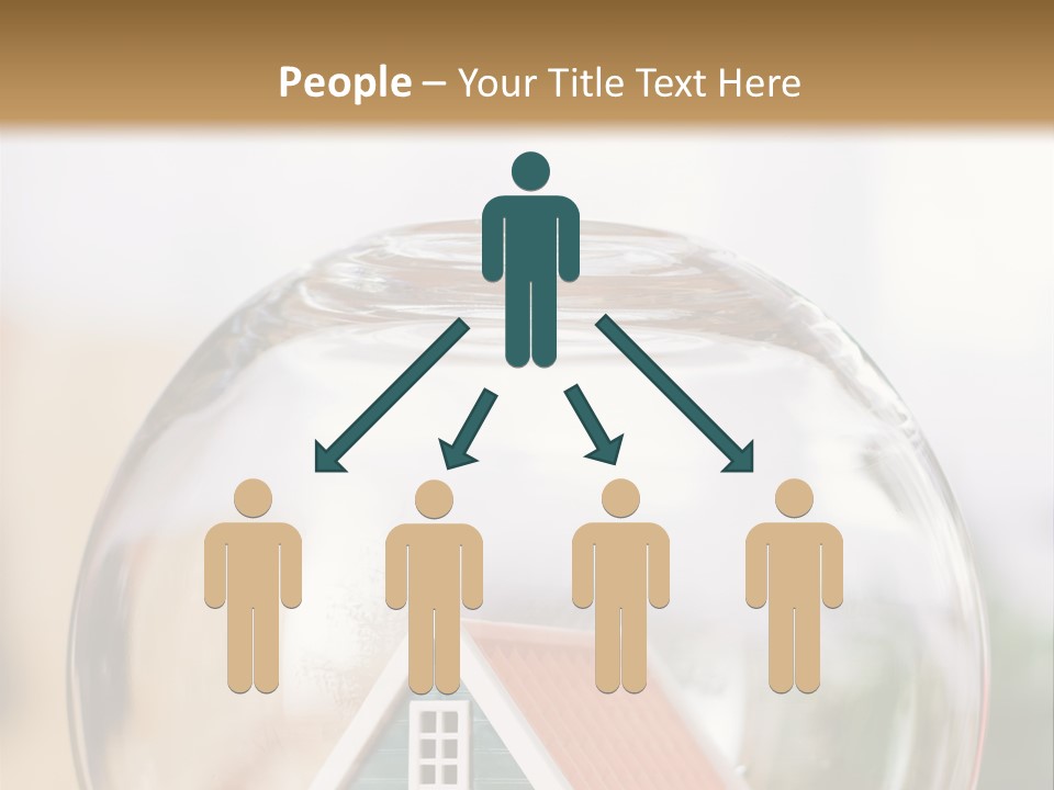 House Glass Symbolic PowerPoint Template