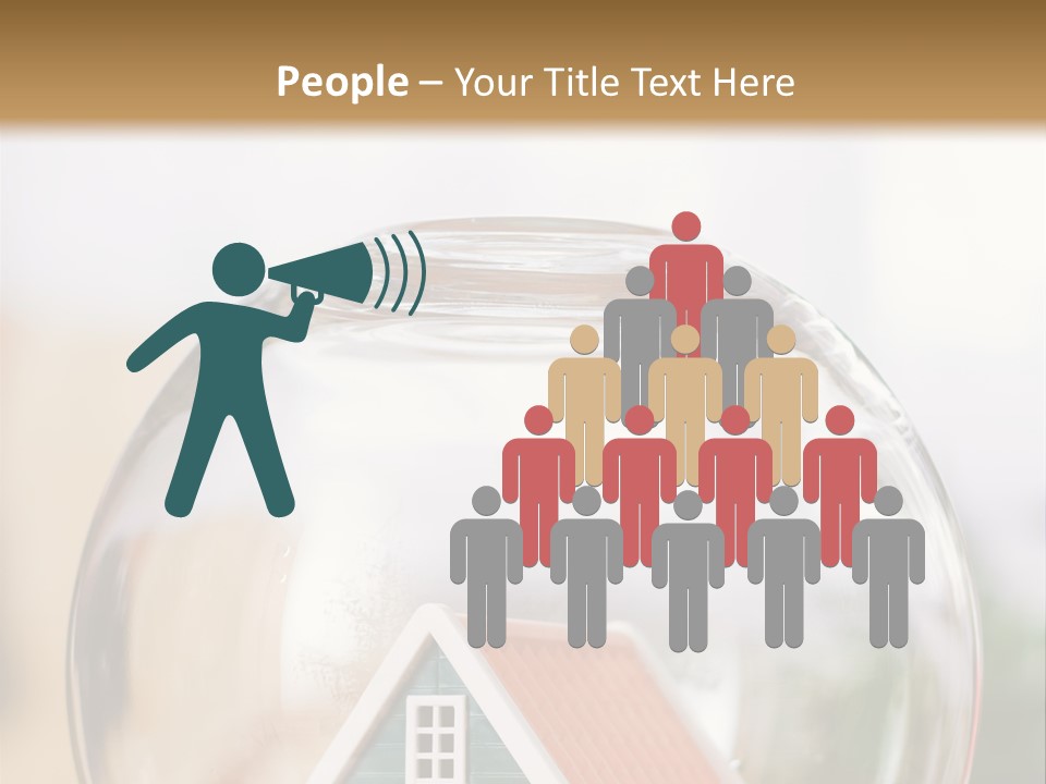 House Glass Symbolic PowerPoint Template