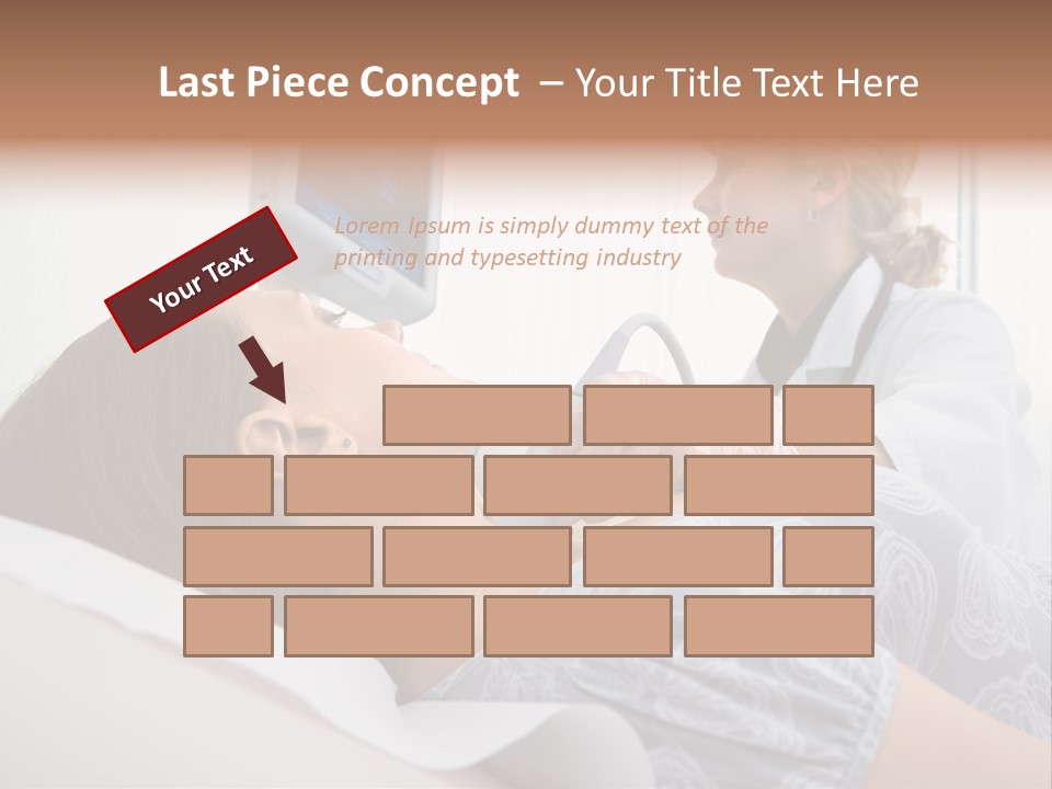 Technology Test Hand PowerPoint Template