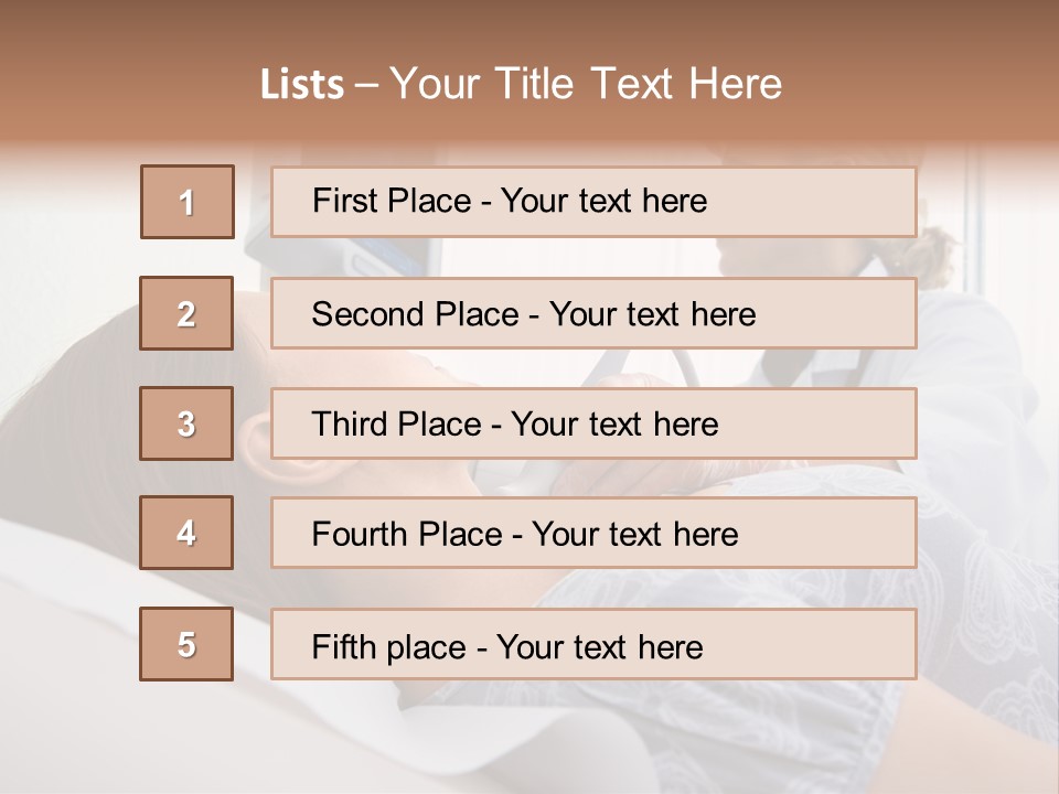 Technology Test Hand PowerPoint Template