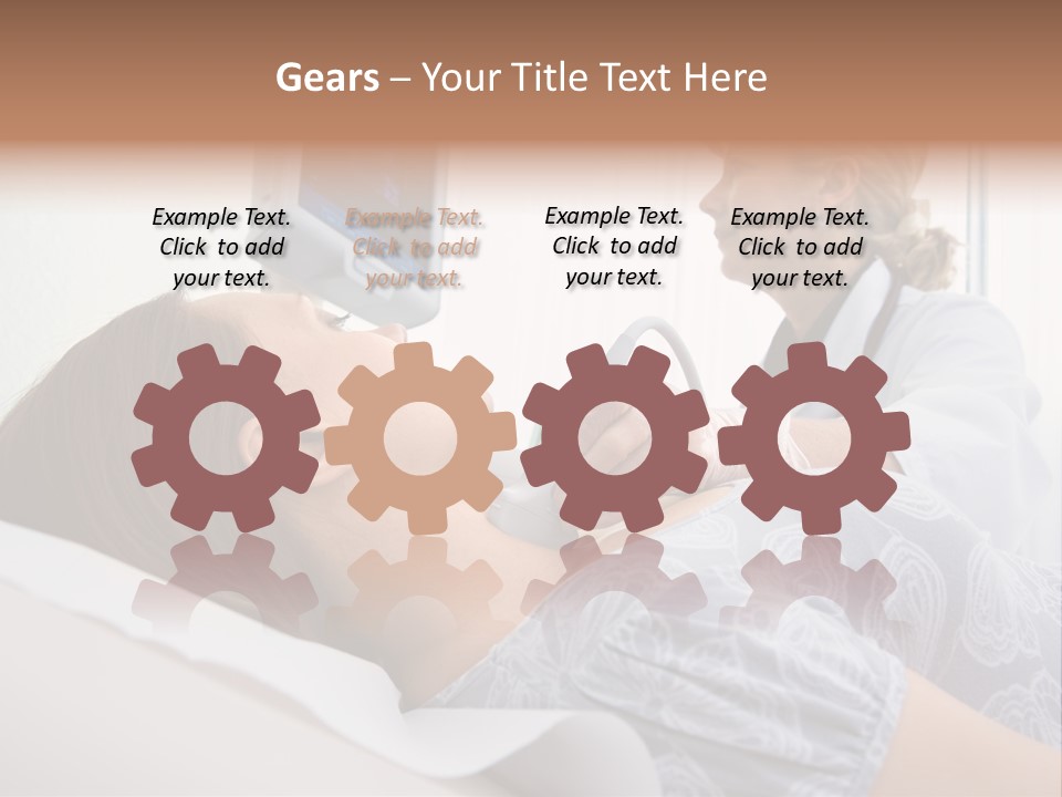 Technology Test Hand PowerPoint Template