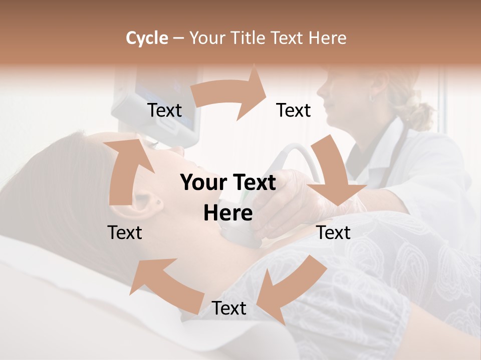 Technology Test Hand PowerPoint Template