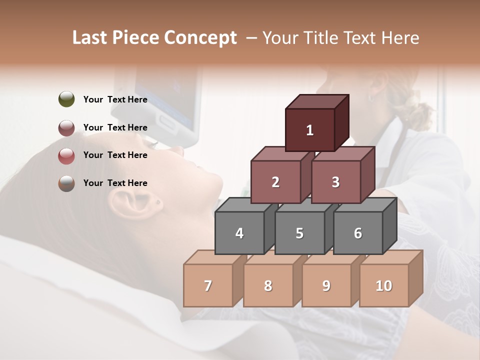 Technology Test Hand PowerPoint Template
