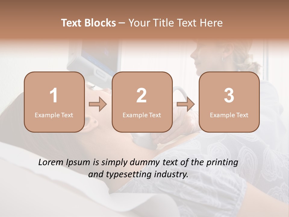 Technology Test Hand PowerPoint Template