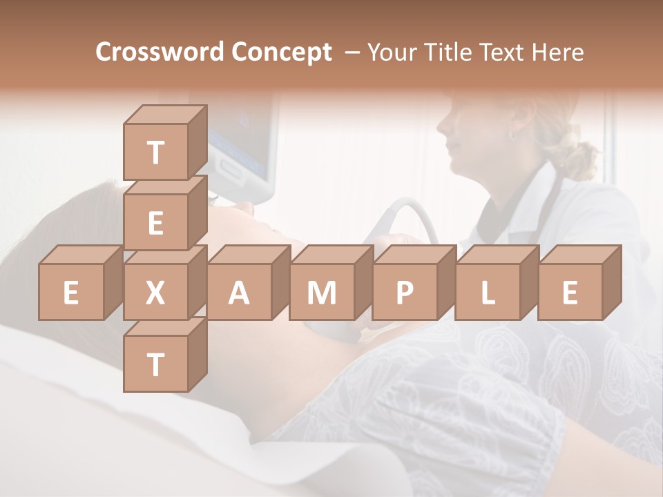 Technology Test Hand PowerPoint Template