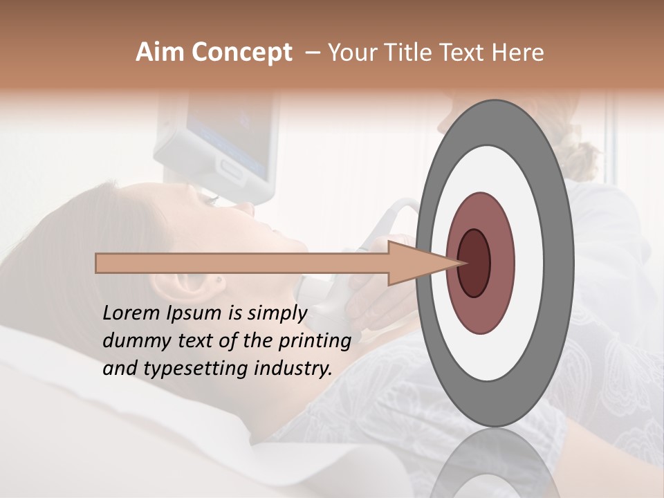 Technology Test Hand PowerPoint Template