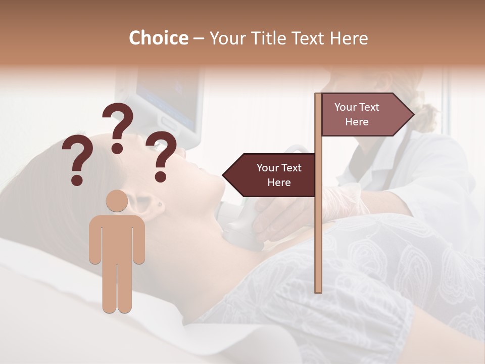 Technology Test Hand PowerPoint Template