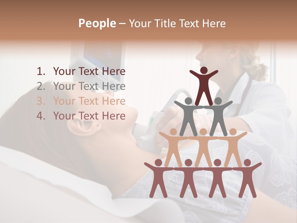 Technology Test Hand PowerPoint Template