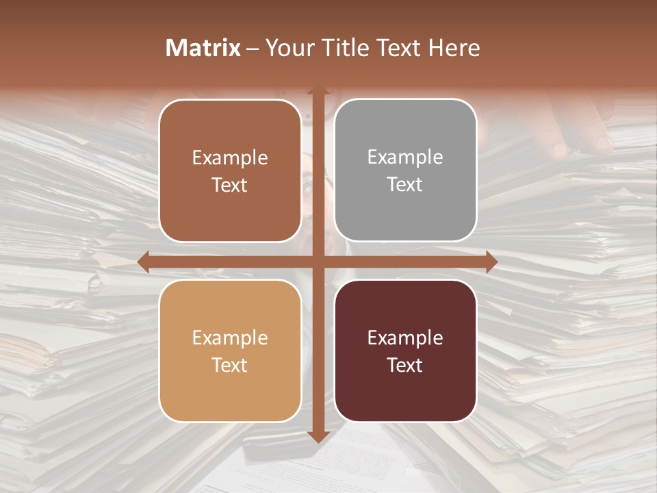Paperwork  Documents PowerPoint Template