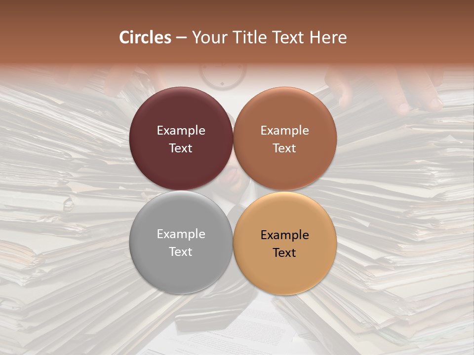 Paperwork  Documents PowerPoint Template