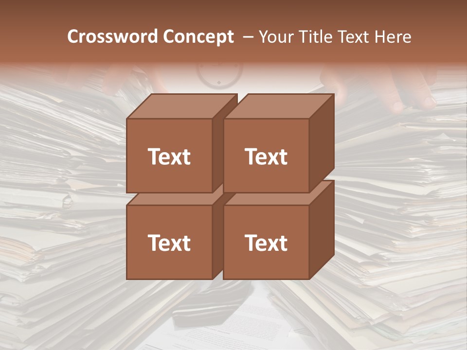 Paperwork  Documents PowerPoint Template