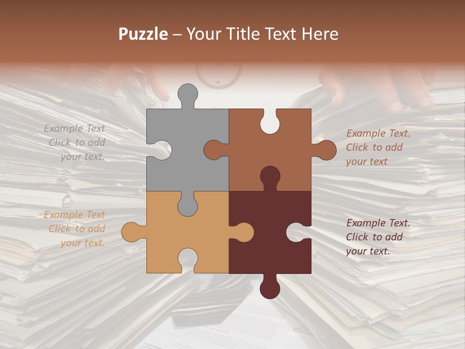 Paperwork  Documents PowerPoint Template