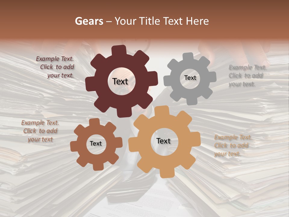 Paperwork  Documents PowerPoint Template