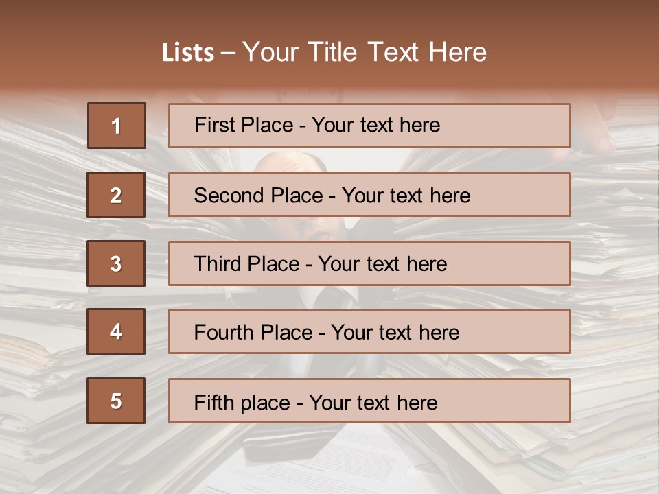 Paperwork  Documents PowerPoint Template