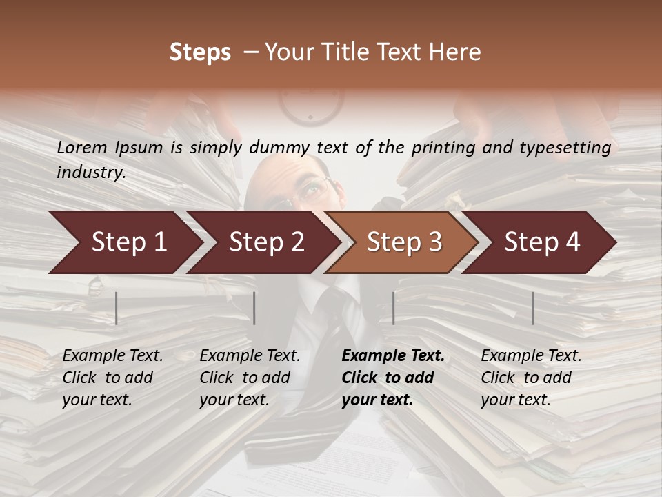 Paperwork  Documents PowerPoint Template