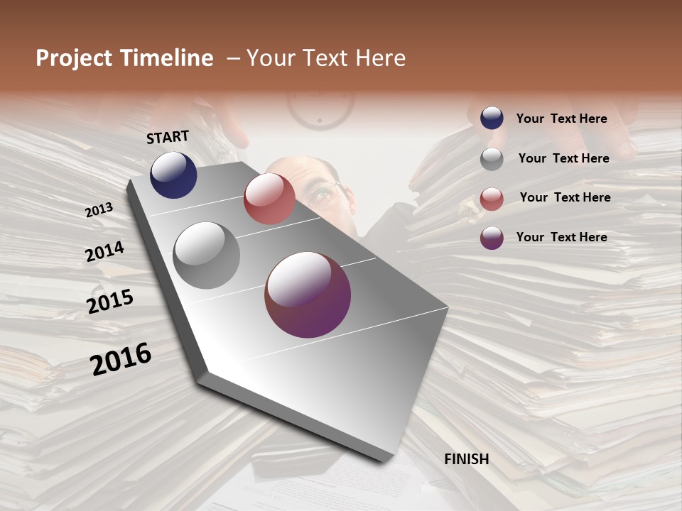 Paperwork  Documents PowerPoint Template