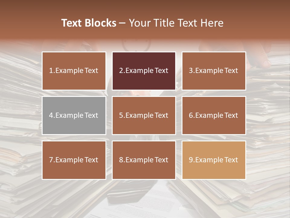 Paperwork  Documents PowerPoint Template