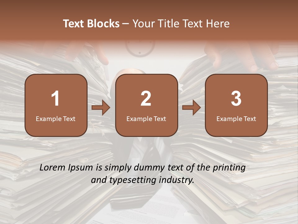 Paperwork  Documents PowerPoint Template