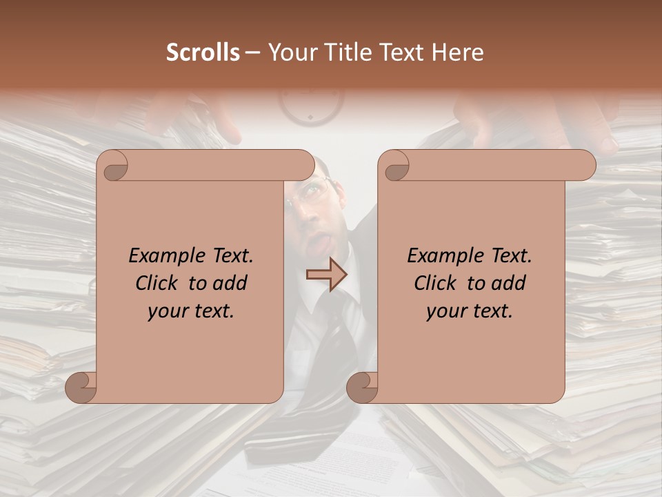 Paperwork  Documents PowerPoint Template