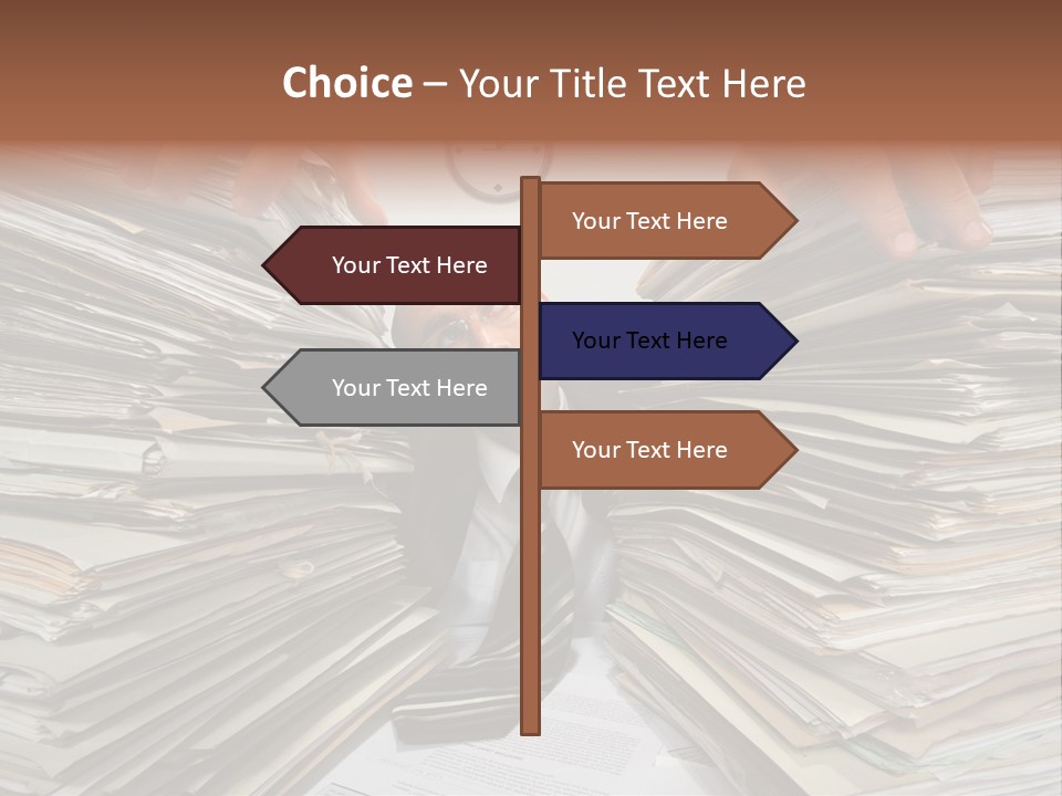 Paperwork  Documents PowerPoint Template