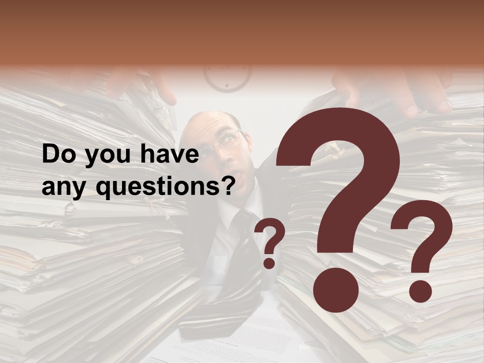 Paperwork  Documents PowerPoint Template