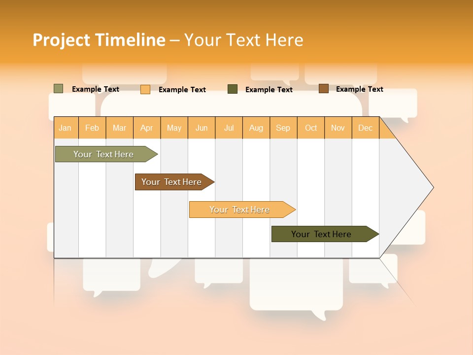 Message Speak Room PowerPoint Template