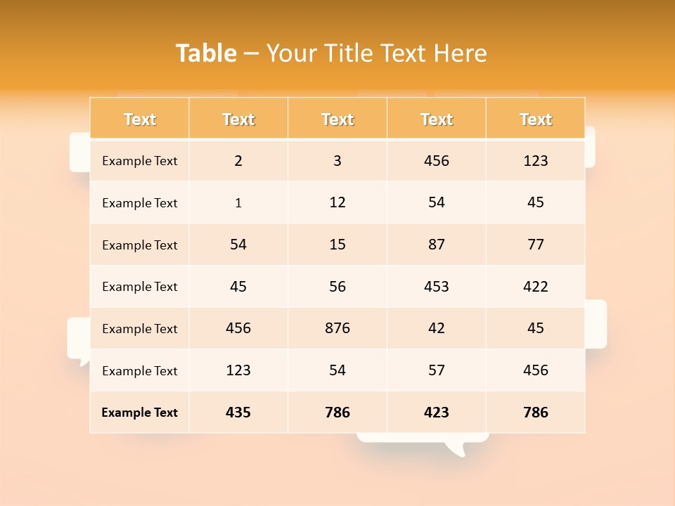 Message Speak Room PowerPoint Template