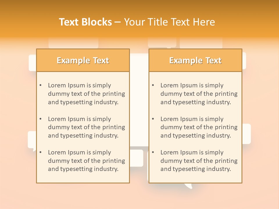 Message Speak Room PowerPoint Template