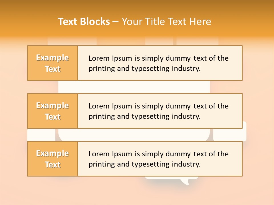 Message Speak Room PowerPoint Template