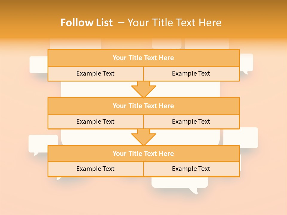 Message Speak Room PowerPoint Template