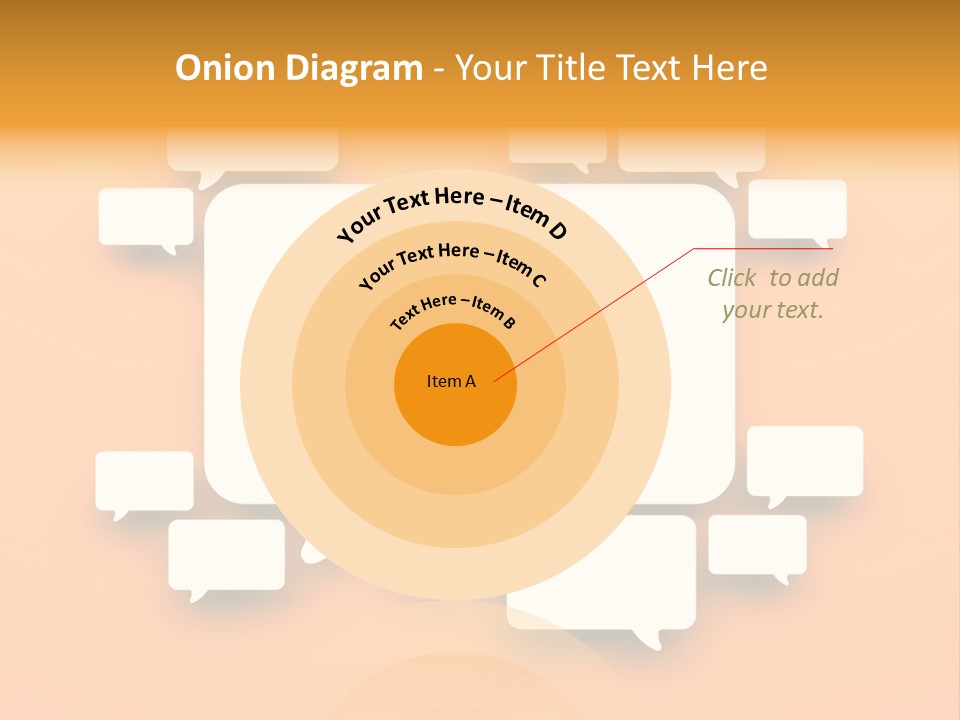 Message Speak Room PowerPoint Template