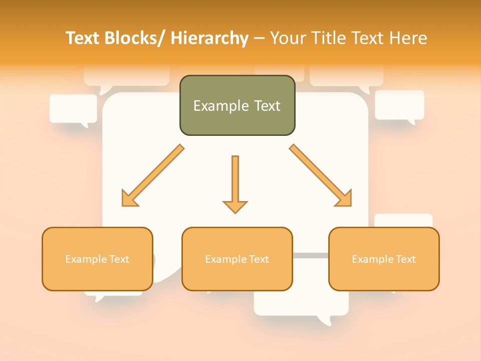 Message Speak Room PowerPoint Template
